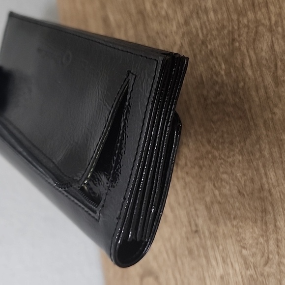 Franklin Covey Black Patent Leather Wallet with Tabs - Picture 12 of 12